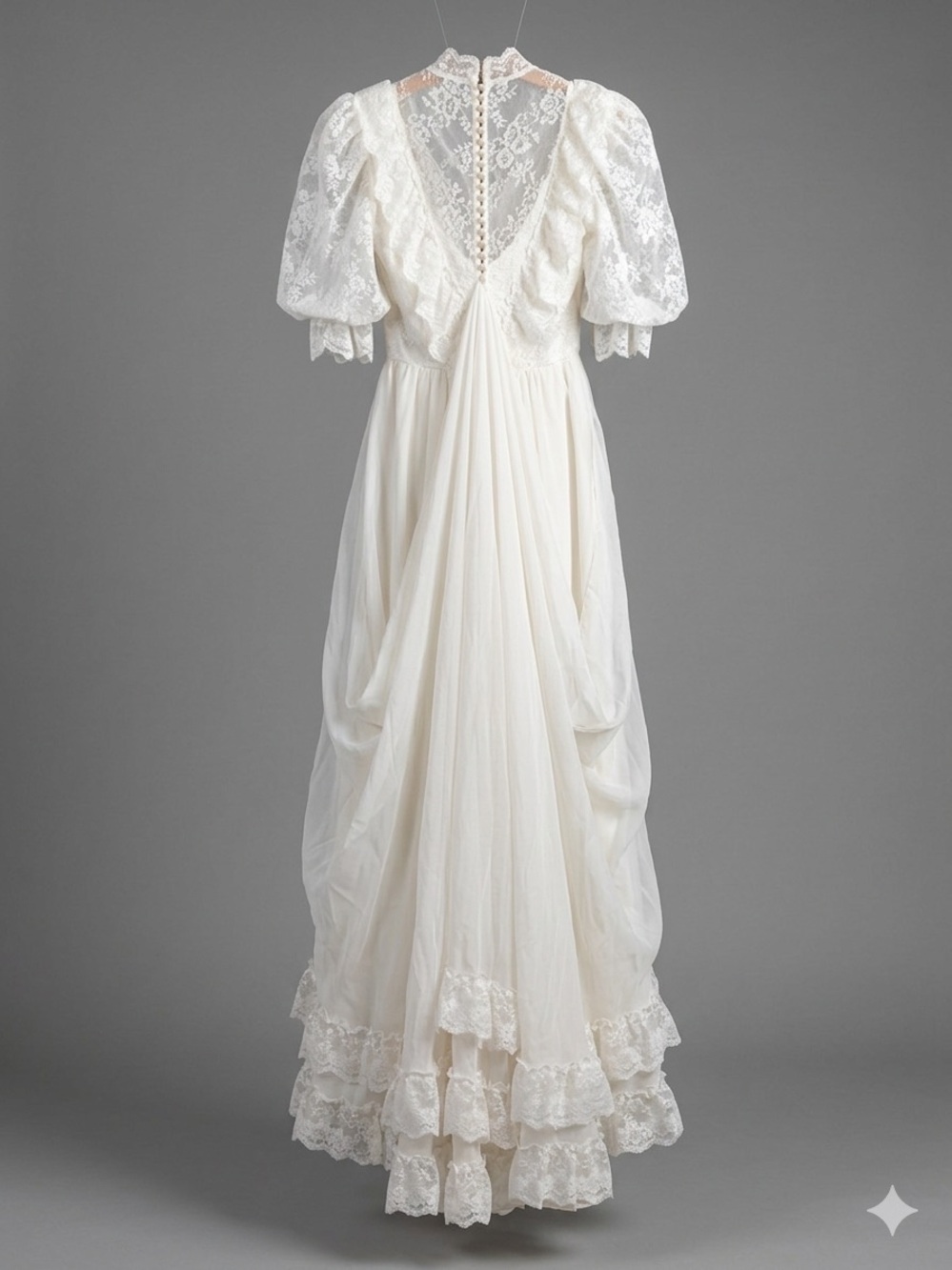 Vintage Gordon Dress Toronto Victorian Revival Bridal Gown